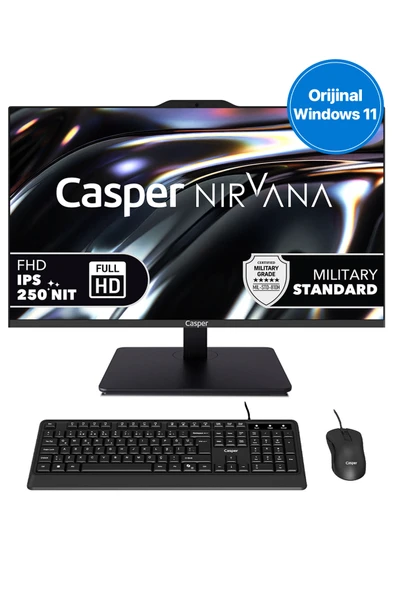 Casper Nirvana A80.1342-BV00A-V-S Intel Core i5-13420H 16GB RAM 500GB NVMe SSD W11 All in one ürün görseli 1