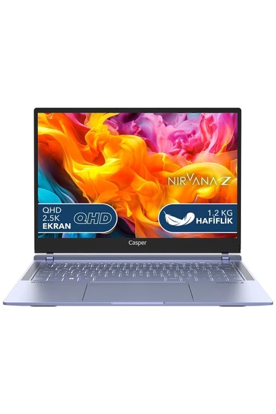 Casper Nirvana Z100 i5-1335U 16GB LPDDR5 500GB SSD 14" W11H Mavi Laptop Z100.1335-BV00A-M-Q ürün görseli 1