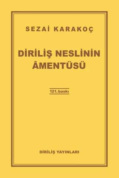 Diriliş Neslinin Amentüsü ürün görseli 1