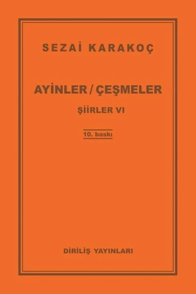 Şiirler 6 - Ayinler Çeşmeler ürün görseli 1
