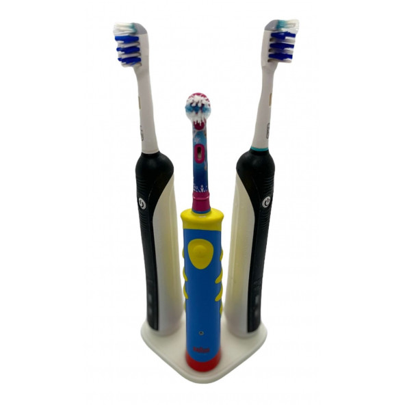 Oral B için 3lü Diş Fırça Standı ürün görseli 1