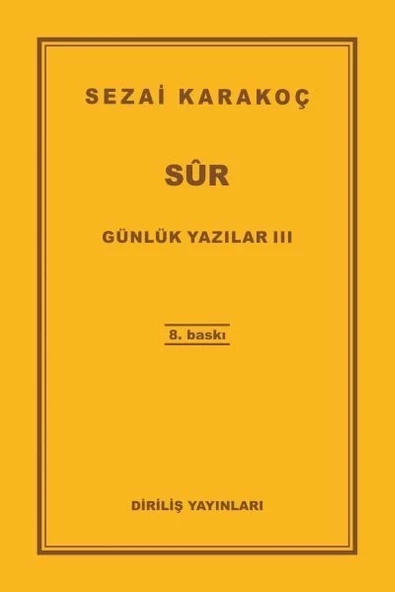 Günlük Yazılar 3 - Sur ürün görseli 1