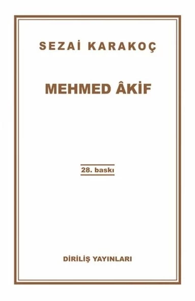 Mehmed Akif ürün görseli 1