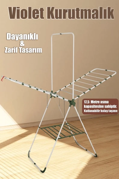 Perilla 17042 Çamaşır Kurutmalığı Kurutma Askısı Metal Kurutmalık ürün görseli 1