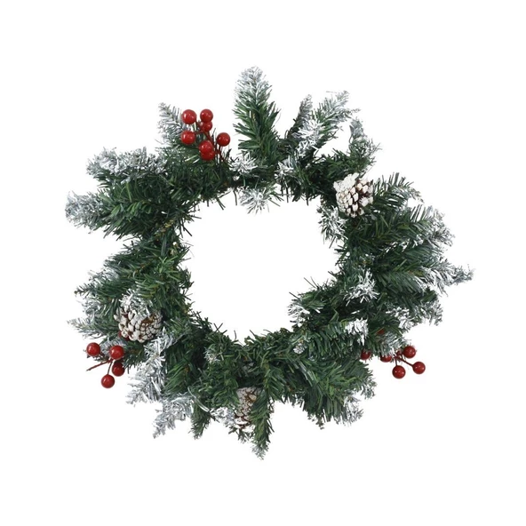 T.Concept Yılbaşı Ön Kapı Süsü Yeni Yıl Noel Dekorasyon Çam Ağacı Çelengi ürün görseli 1
