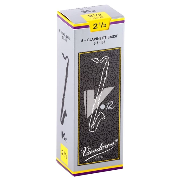Vandoren V12 Bas Klarnet Kamışı (5li) No.2,5 ürün görseli 1
