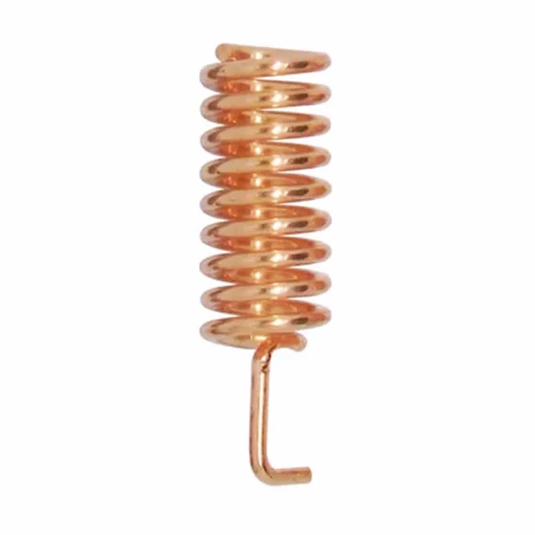 868Mhz Helical Yay Anten 2.15dBi Kazanç Rf Haberleşme Kablosuz İletişim Lehimlenebilir Tip Bakır ürün görseli 1