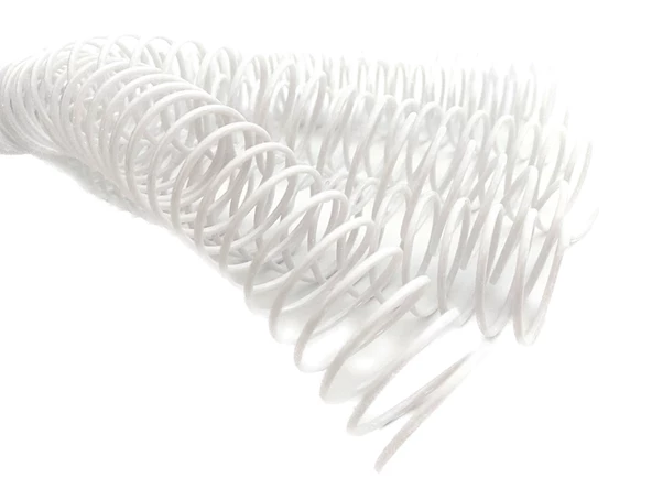 PLASTİK HELEZON SPİRAL 25MM. 4:1 BEYAZ 50 AD. 48 LOP POŞETLİ ürün görseli 1