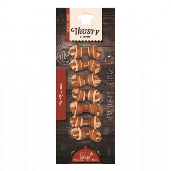 19047899 M-PETS TRUSTY BEEF TATLI PATATESLİ ÖDÜL 7Lİ 140GR/6,4CM ürün görseli 1