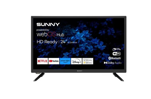 Sunny SN24LEDl262-S 24'' 60 Ekran Uydu Alıcılı HD Ready webOS Smart LED TV (12 WOLT) ürün görseli 1