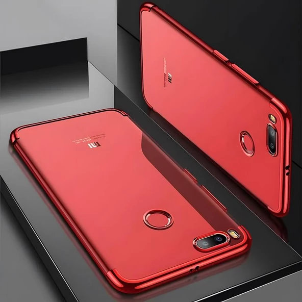 Xiaomi Mi 5x Kılıf Dört Köşeli Lazer Silikon Kılıf ürün görseli 1