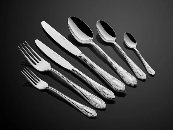 LAMEDORE ELEGANCE CUTLERY 89 PARÇA ÇATAL BIÇAK SETİ ürün görseli 1