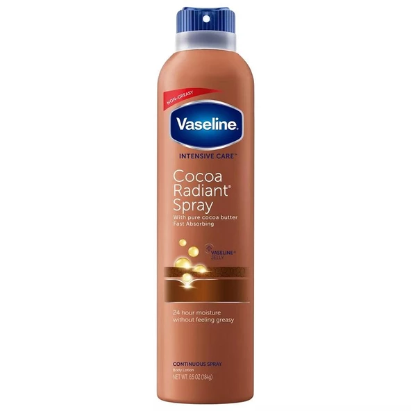 Vaseline Spray Lotion Cocoa Radiant - Nemlendirici Sprey 184gr ürün görseli 1