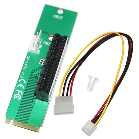 Anunnaki LM-141X-V1.0 Sürücü M.2 NGFF PCI-E X4 Adaptör Madencilik Kartı ürün görseli 1