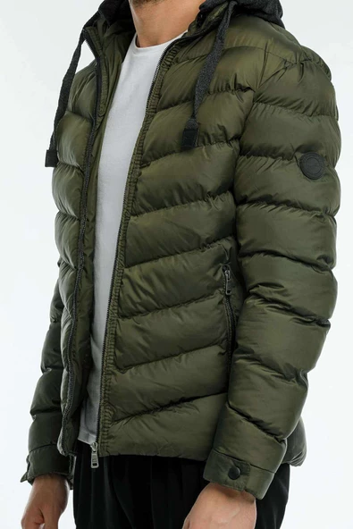 Slazenger Head Erkek Mont Haki - Resim 6