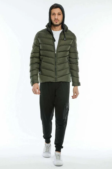 Slazenger Head Erkek Mont Haki - Resim 7