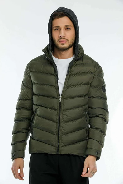 Slazenger Head Erkek Mont Haki - Resim 4