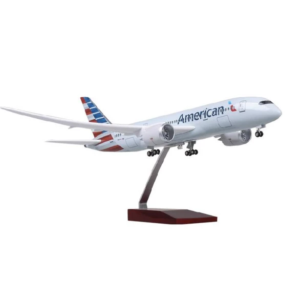 HEDİYELİK-MAKET UÇAKLAR-AMERICAN-ÖLÇEK : 1:130 43 CM-JB787AMERICAN ürün görseli 1