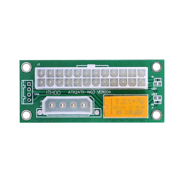 24 Pin to 4 Pin 2 ATX Güç Kaynağı Birleştirici ürün görseli 1