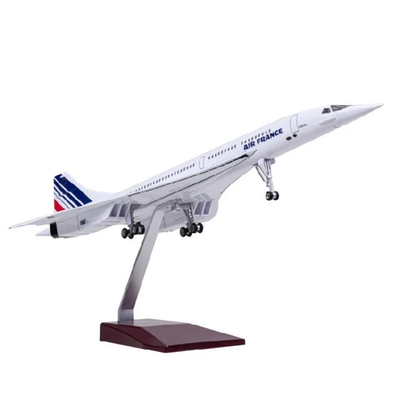 HEDİYELİK-MAKET UÇAKLAR-FRANCE CONCORDE-ÖLÇEK : 1:125 50 CM-JF.CONCORDE ürün görseli 1