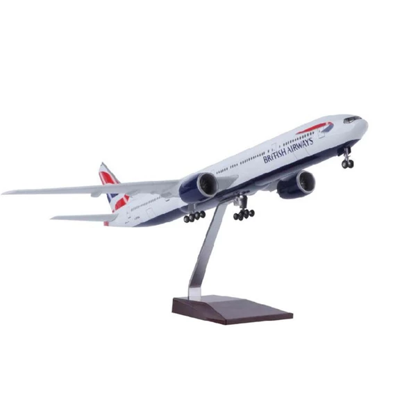 HEDİYELİK-MAKET UÇAKLAR-BRITISH-ÖLÇEK : 1:157 47 CM-JB777BRITISH ürün görseli 1