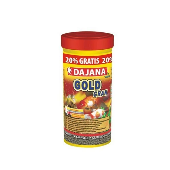 Dajana Gold Gran Akvaryum Balık Yemi 250 Ml+ 50 Ml Promo 132 Gr ürün görseli 1
