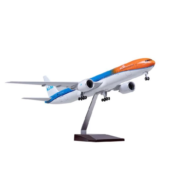 HEDİYELİK-MAKET UÇAKLAR-KLM-ÖLÇEK : 1:157 47 CM-JB777KLM ürün görseli 1