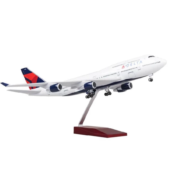 HEDİYELİK-MAKET UÇAKLAR-DELTA-ÖLÇEK : 1:160 47 CM-JB747-400DELTA ürün görseli 1
