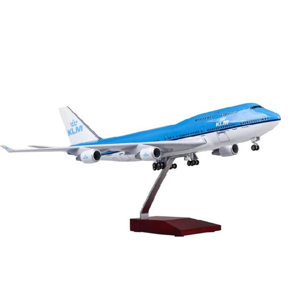 HEDİYELİK-MAKET UÇAKLAR-DUTCH AIRWAYS KLM-ÖLÇEK : 1:160 47 CM-JB747DUTCH ürün görseli 1