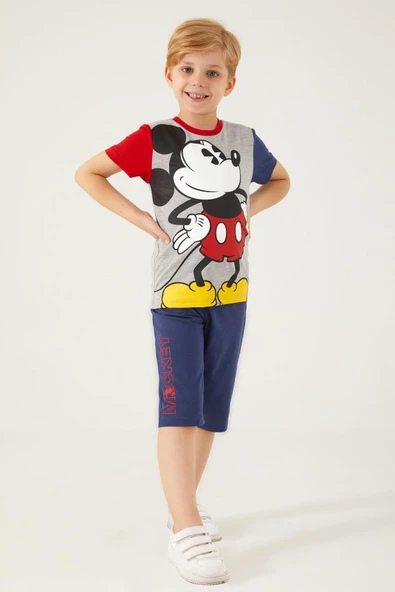 MICKEY MOUSE ERKEK ÇOCUK KAPRİ TAKIM D4788-3 ürün görseli 1