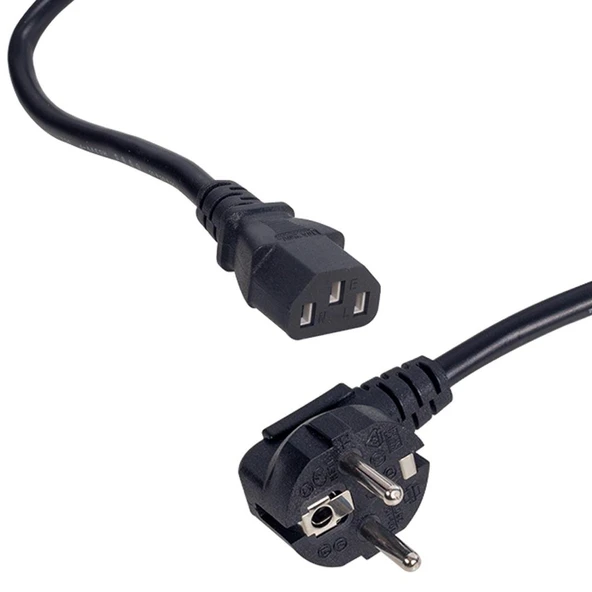 Ayt 3x1 Mm 2.5 Metre C7 Power Kablo Bilgisayar Monitör Elektirik Kablosu ürün görseli 1