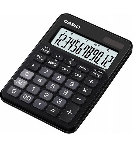 Casio Ms-20Ucbk 12 Haneli Masaüstü Hesap Makinesi ürün görseli 1