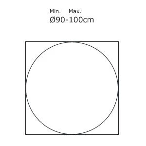 Tablalı Masa Ayağı 11.483 - H110cm - Resim 2