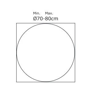 Tablalı Masa Ayağı 11.481 - H71,5cm - Resim 2