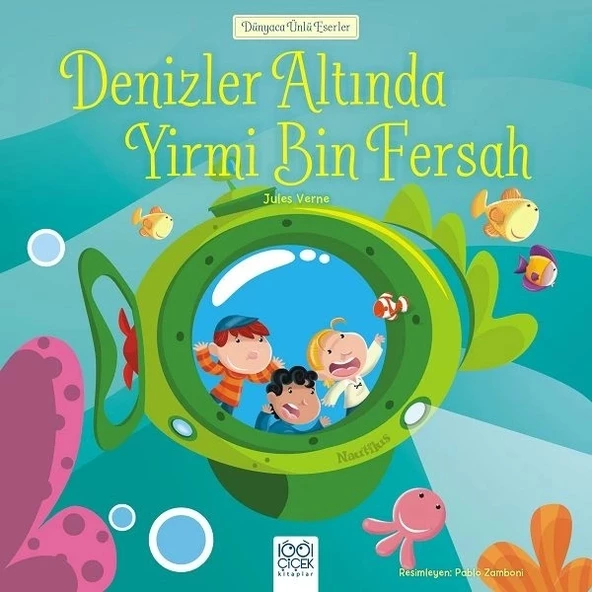 Dünyaca Ünlü Eserler - Denizler Altında Yirmi Bin Fersah ürün görseli 1