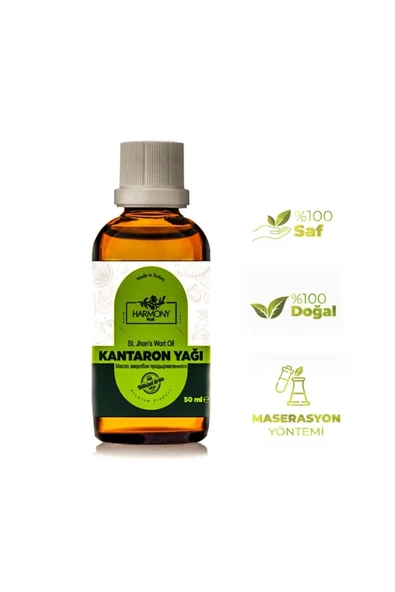 HARMONYPLUS Kantaron Yağı 50 ml Doğal Ve Saf Sarı Kantoron Yağı ürün görseli 1