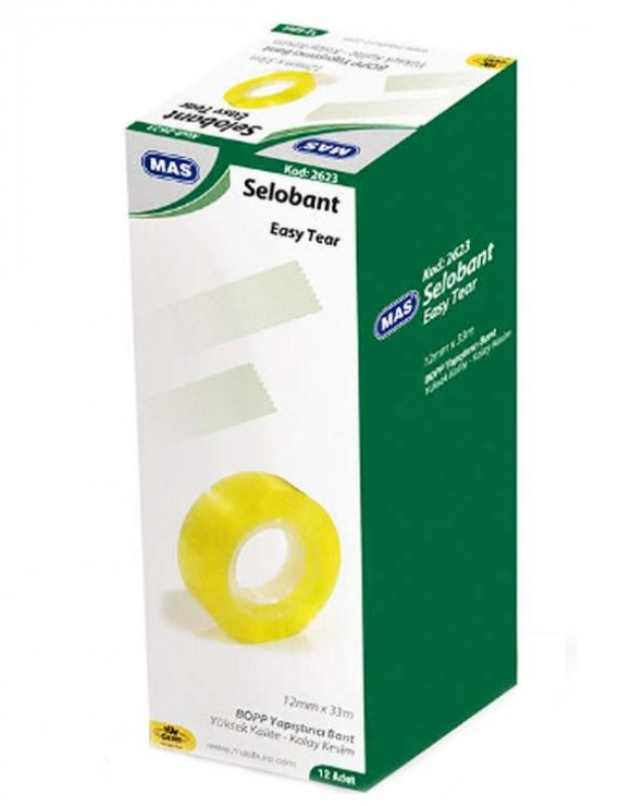Mas 12’li Kutu Selobant 12x33 mm ürün görseli 1