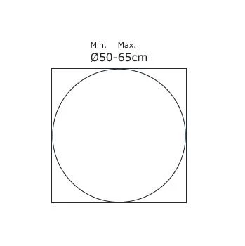 Tablalı Masa Ayağı 11.485 - H71,5cm - Resim 2