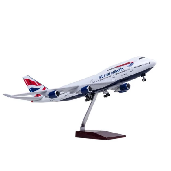 HEDİYELİK-MAKET UÇAKLAR-BRITISH-ÖLÇEK : 1:160 47 CM-JB747BRITISH ürün görseli 1