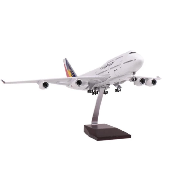 HEDİYELİK-MAKET UÇAKLAR-PHILIPPINES-ÖLÇEK : 1:160 47 CM-JB747-400PHIL ürün görseli 1