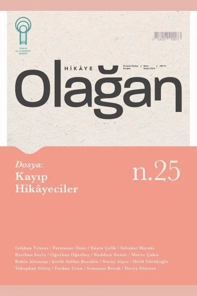 Olağan Hikaye (25. Sayı) ürün görseli 1