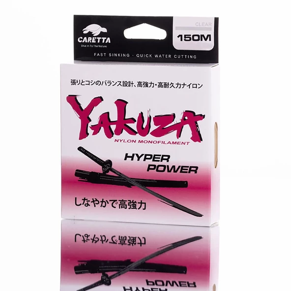 Caretta Yakuza 150m Şeffaf Monofilement Olta Misinası  0,40 mm ürün görseli 1