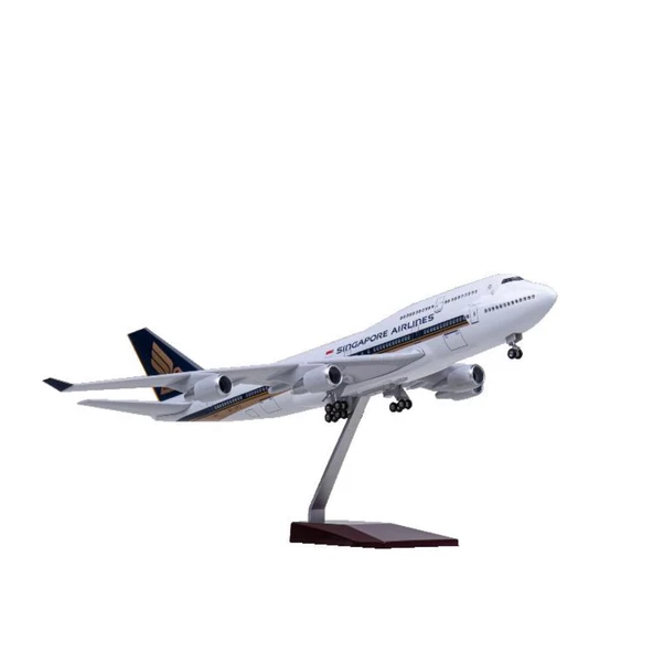 HEDİYELİK-MAKET UÇAKLAR-SINGAPORE-ÖLÇEK : 1:160 47 CM-JB747-400 ürün görseli 1