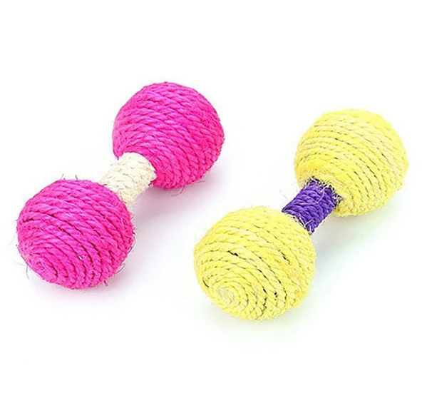 Mini Dumble Kedi Tırmalama Oyuncağı 12 cm ürün görseli 1