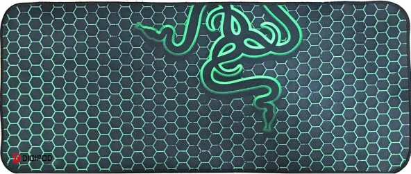 digipod  razer Dikişli Kaydırmaz Taban Speed Mouse Pad Oyuncu Gaming 70 x 30 mousepad ürün görseli 1