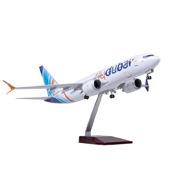 HEDİYELİK-MAKET UÇAKLAR-DUBAI-ÖLÇEK : 1:85 47 CM-JB737MAX ürün görseli 1