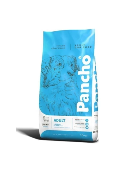 PANCHO Kuzu Etli Yetişkin Köpek Maması 15kg ürün görseli 1