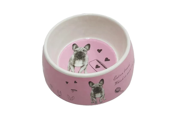 Bobo Kedi Köpek Mama Kabı BO-3153 700 ML Pembe ürün görseli 1