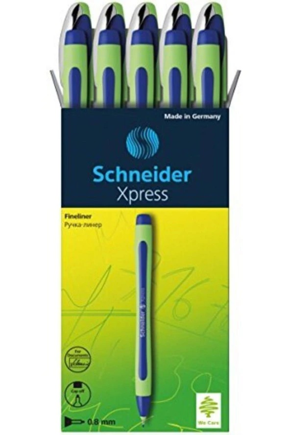 Schneider Xpress 0.8 Mm Fiber Uçlu Kalem Mavi (10'Lu Kutu) ürün görseli 1