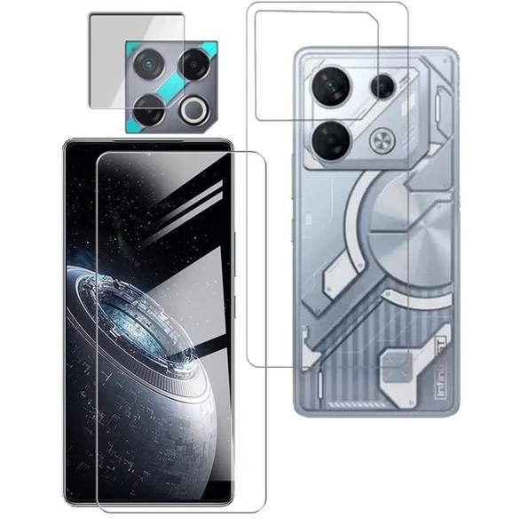 Gpack İnfinix GT 20 Pro Ekran Koruyucu Ön  Arka  Kamera Koruyucu ürün görseli 1